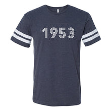 Load image into Gallery viewer, NAVY 1953 RINGER T-SHIRT - ADULT
