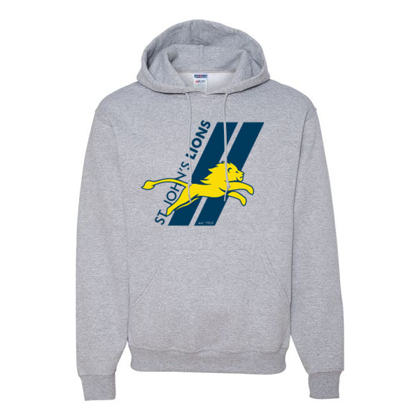 LIONS GRAY HOODIE - Youth and Adult