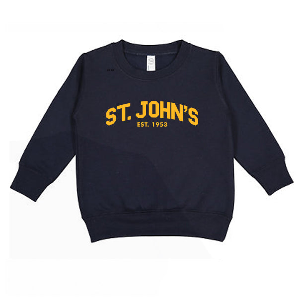 ST. JOHN'S NAVY SWEATSHIRT - Toddler