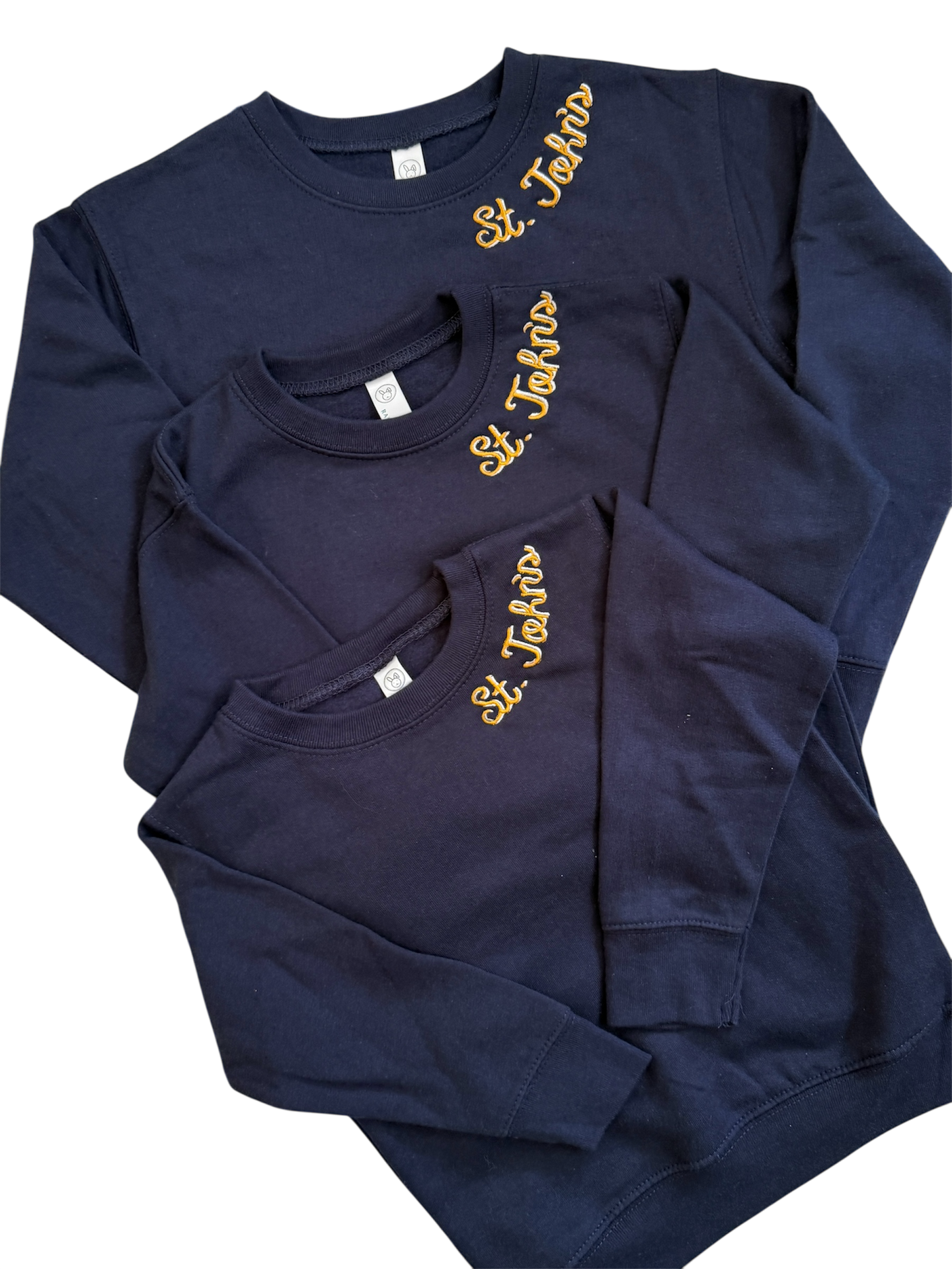St. John's Embroidered Crew Neck Sweatshirt