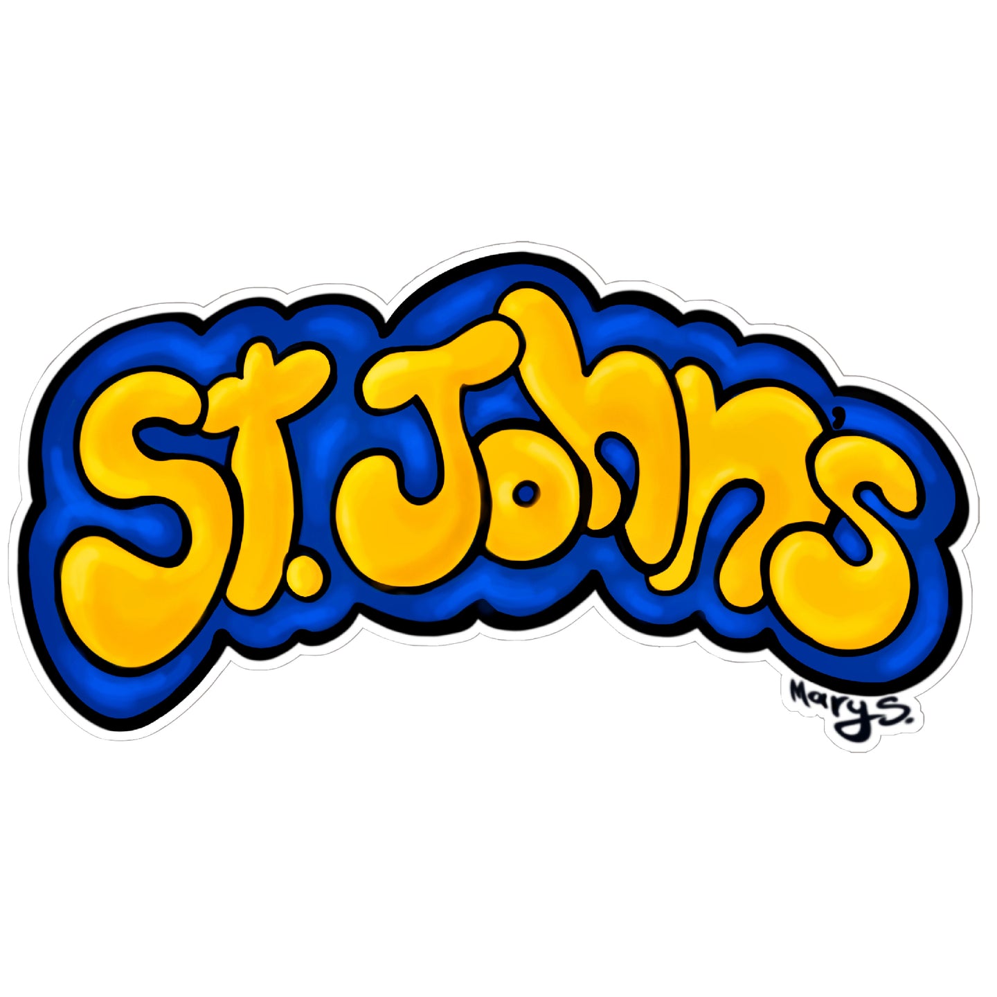 ST. JOHN'S STUDENT DESIGNED STICKER