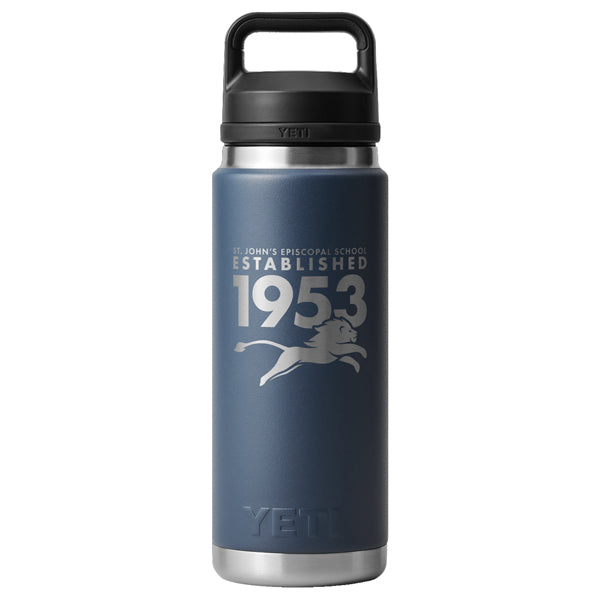 1953 YETI RAMBLER 26 OZ BOTTLE CHUG CAP - NAVY