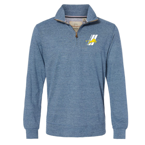 LIONS WEATHERPROOF® VINTAGE MICROSTRIPE 1/4-ZIP - Adult