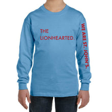 Load image into Gallery viewer, LIONHEARTED VALUES LONG-SLEEVE SPIRIT SHIRT - Youth
