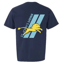 Load image into Gallery viewer, LIONS NAVY SPIRIT SHIRT - Youth and Adult
