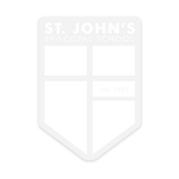 ST. JOHN'S WHITE DECAL